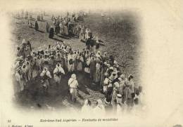 Delcampe - ALGERIE -  Extrème Sud Algerien - CPA - Fantasia De Mozabites - Vue Animée, - Scenes