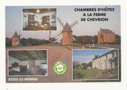 Cp, 85, Les Herbiers, Chambres D'Hôtes à La Ferme, Multi-Vues - Les Herbiers