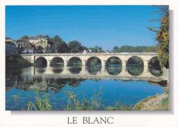 Cp , 36 , LE BLANC , Le Pont Sur La Creuse - Le Blanc