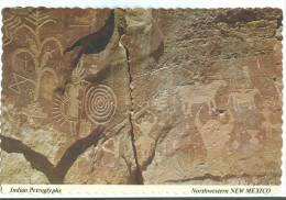 USA, Indian Petroglyphs, Northwestern NEW MEXICO, 1970s Unused Postcard [12343] - Other & Unclassified