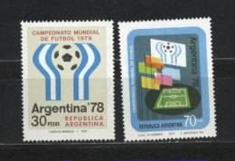 ARGENTINE  N°  1081/82   * *   Cup 1978  Football  Soccer   Fussball - 1978 – Argentina