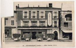 Landes  40   Peyrehorade   Hotel Central     (timbre Découpé - (voir Scan) - Peyrehorade