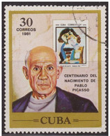 Cuba 1981 Scott 2445 Sello * Centenario Nacimiento Pablo Picasso Michel 2595 Yvert 2300 Stamps Timbre Briefmarke Kuba - Nuovi