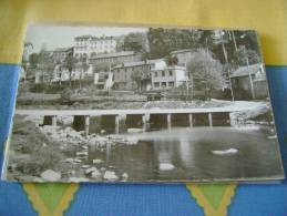 43 -LE CHAMBON SUR LIGNON - HOTELS BEAU RIVAGE - LA PLAGE LE LIGNON - CPSM CARTE PHOTO FORMAT CPA ECRITE COMPOSTEE - Le Chambon-sur-Lignon