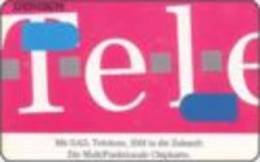 Germany - A 16 - 03.1993 - Multifunctionale Chipcard - 45.000ex - A + AD-Reeks :  Advertenties Van D. Telekom AG