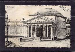 33395   Italia,   E. F.  Roma -  Pantheon D"Agrippa,  NV - Panthéon