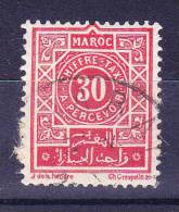 Maroc Taxe   N°31 Ob - Segnatasse