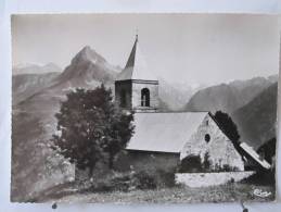 Carte Très Peu Courante - 38 - Villard Notre Dame - L'Eglise Et Vue Sur La Glacier De Pied Moutet Et Les Ecrins - Vénosc