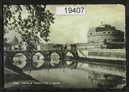 Roma Castel S Angelo Con S Pietro - Castel Sant'Angelo