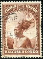 BELGIAN CONGO, CONGO BELGA, 1931, FRANCOBOLLO USATO, Scott 148 - Oblitérés