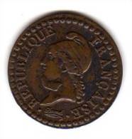 Superbe Piéce ...fautée..   De 1 Centime L'an 7 A..1798..avers 53 Perles Revers 50 Perles  .... UNIQUE T - Varietà E Curiosità