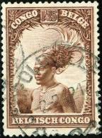 BELGIAN CONGO, CONGO BELGA, 1931, FRANCOBOLLO USATO, Scott 148 - Gebruikt