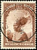 BELGIAN CONGO, CONGO BELGA, 1931, FRANCOBOLLO USATO, Scott 148 - Usati