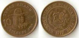 Peru  10 Soles 1979 - Perú