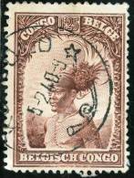 BELGIAN CONGO, CONGO BELGA, 1931, FRANCOBOLLO USATO, Scott 148 - Gebruikt
