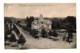 Lyon Vue Panoramique Sur Boulevard Du Nord Et Entrée Du Parc Ecrite En 1914 Carte ECL N° 186 - Lyon 4