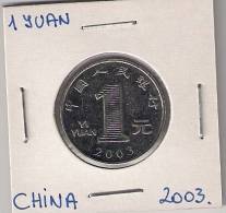 A10 China 1 YUAN 2003. UNC/aUNC - Cina