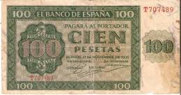 BILLETE DE ESPAÑA DE 100 PTAS 20/05/1936 SERIE T EN CALIDAD RC (BANK NOTE) - 100 Peseten