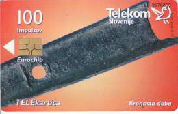 Slovenia, 271,  Archeological Findings, Bronze Age / Knife, 11th To 10th Century BC, 2 Scans. - Slowenien
