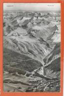 Q1269 Brig Brigue Panorama, Simplon. Cachet 1955. Sartori 2024 - Brigue-Glis 