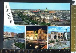 Delcampe - D1215 Lecce : Rione S. Rosa , Via Indipendenza, Chiesa Delle Grazie, Anfiteatro Romano / Viaggiata 1969 - Lecce