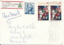 USA Cover Sent To Denmark - Lettres & Documents