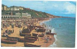 UK, East Beach And Cliffs, Bournemouth, 1965 Used Postcard [12401] - Bournemouth (a Partire Dal 1972)