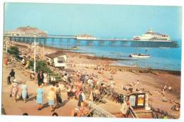 The Promenade And Pier, Eastbourne, Used Postcard [12403] - Eastbourne