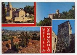 Italie--Saluti Da VERUCCHIO--1990--Vues Diverses,cpm N° 762  éd Gross - Andere & Zonder Classificatie