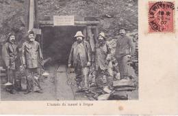 L'entrée Du Tunnel à BRIGUE - Belle Carte Animée Oblitérée En 1907 - Brigue-Glis 