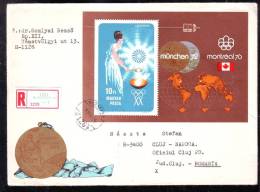 OLYMPIC GAMES MONTREAL,1976,COVER FDC,REGISTRED COVER - Ete 1976: Montréal