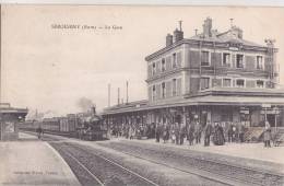 ¤¤  -  SERQUIGNY   -   La Gare  -  Train , Chemin De Fer   -  ¤¤ - Serquigny