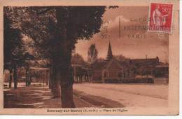 CPA -  93  - GOURNAY-SUR-MARNE ( S.et.O ) -  Place De L église - Sépia - Gournay Sur Marne