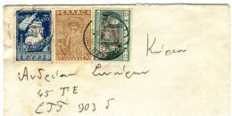 Greece-Military Postal History- Cover Posted From Patras [3.5.1949] To 45 TE -STG 903d [arr. 925 Strat.Tax.Grafeion 5.5] - Cartes-maximum (CM)