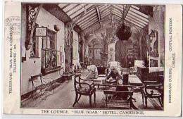 Cambridge Lounge BLUE BOAR Hotel 1925 Used To Italy (B) - Cambridge