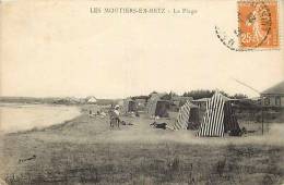 Loire Atlantique -ref A389- Les Moutiers En Retz - La Plage  - Carte Bon Etat  - - Les Moutiers-en-Retz