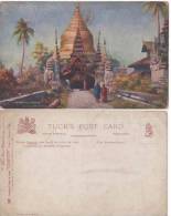 Shwegeena Pagoda, Pagan, Buddhism, Burmah / Myanmar Old Vintage Postcard As Scan - Buddismo