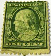 United States 1908 Franklin 1c - Used - Used Stamps