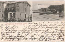 Graal Müritz Villa Graalsburg Colonialwaaren Und Delicatessenhandlung Briefträger 26.7.1900 Gelaufen - Graal-Müritz