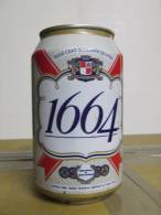 Alt128 Lattina Birra, Boite Biere, Can Beer, Lata Cerveza, 33cl, Seize Cent Soixante Quatre 1664, Kronenbourg, France 98 - Cannettes