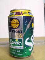 Alt141 Lattina Bibita, Boite Boisson, Can Drink, Lata Bebida, 33cl Sprite, Coca Cola, Serie Speciale NBA, N.13 Pacers - Dosen