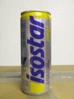 Alt142 Lattina Bibita, Boite Boisson, Can Drink, Lata Bebida, 33cl Isostar, Limon, Isotonico Sport, Spanish Version - Cannettes