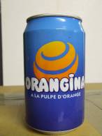Alt149 Lattina Bibita, Boite Boisson, Can Drink, Lata Bebida, 33cl, Orangina, Orange Juice, France 1996 - Cans