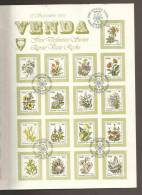 Venda - 1979 - First Definitive Flowers - First Day Folder - Venda