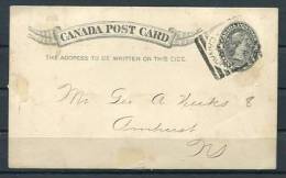 Canada 1895 Postal Statioanary Card - 1860-1899 Règne De Victoria