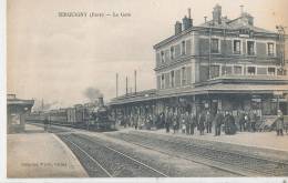 H H S 827 / C P A  -SERQUIGNY  (27) LA GARE - Serquigny