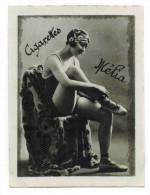 CHROMO CIGARETTES MELIA ALGER PIN UP : "Femme En Position Coquine" - Melia