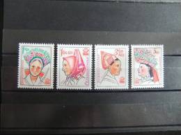 CHECOSLOVAQUIA TCHÉCOSLOVAQUIE 1977 EXPO PRAGA 78 FOLKLORE Yvert  2223 / 2226 ** MNH - Unused Stamps