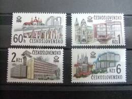 CHECOSLOVAQUIA 1978  EXPOSICION  FILATÉLICA PRAGA 78 Yvert  2289 / 2292 ** MNH - Unused Stamps