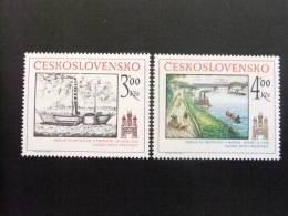 CHECOSLOVAQUIA TCHÉCOSLOVAQUIE 1982 MOTIVOS HISTORICOS ACUARELAS Yvert Nº 2499  / 2500  ** MNH - Ongebruikt